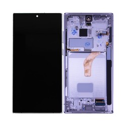 Touch+Display+Frame Samsung Galaxy S22 Ultra/S908 Service Pack White Touch+Display+Frame Samsung Galaxy S22 Ultra/S908 Service Pack White